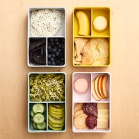 3 Sprouts τάπερ bento box σιλικόνης _All_Square